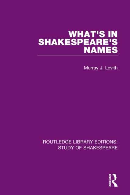 Shakespeare and Tragedy