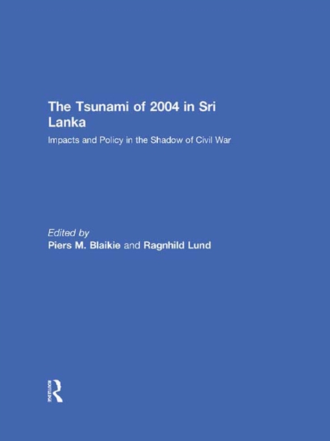 Tsunami of 2004 in Sri Lanka
