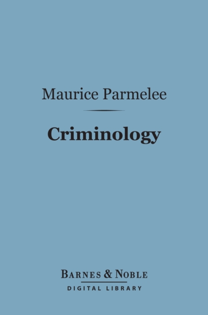 Criminology (Barnes & Noble Digital Library)