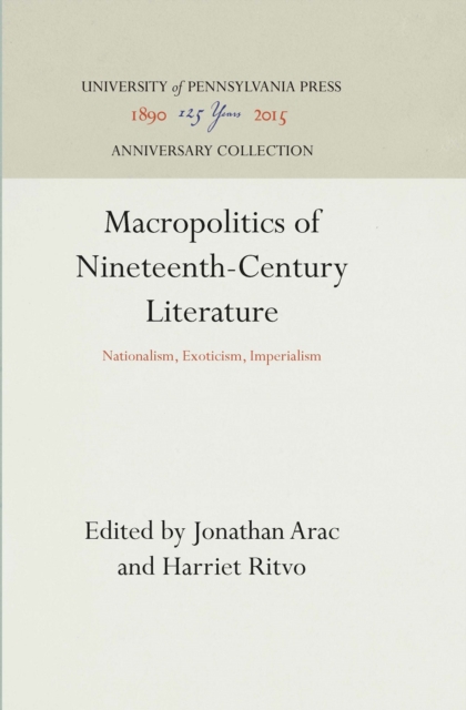 Macropolitics of Nineteenth-Century Literature