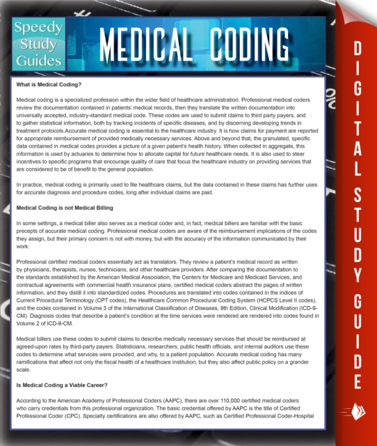 Medical Coding Speedy Study Guides
