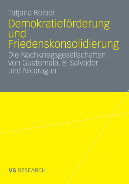 Demokratieförderung und Friedenskonsolidierung