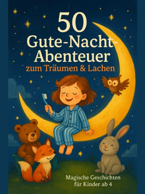 50 Gute-Nacht-Abenteuer zum Träumen & Lachen – Magische Geschichten für Kinder ab 4