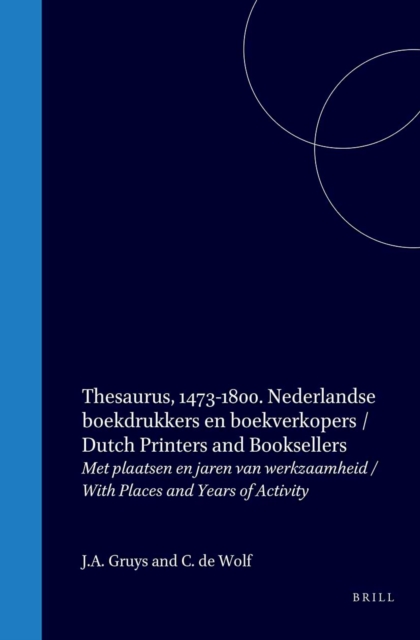 Thesaurus 1473-1800