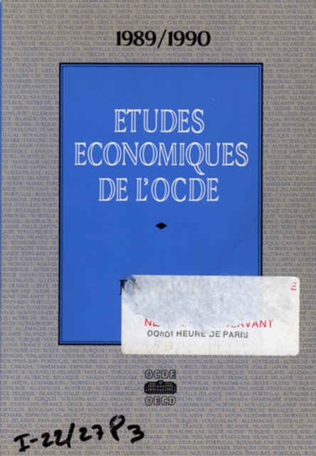Etudes economiques de l'OCDE : France 1990