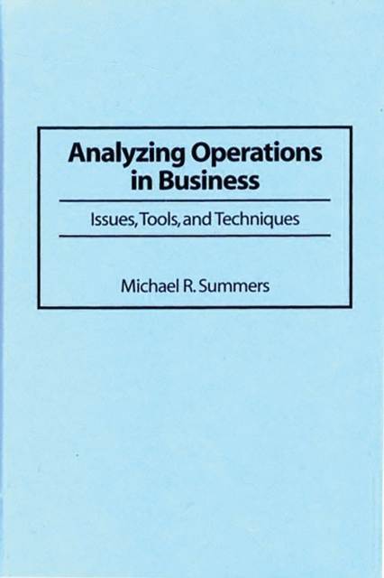 Analyzing Operations in Business