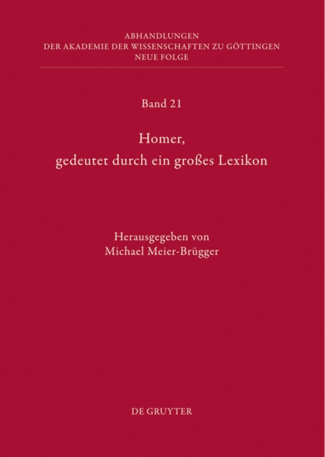 Homer, gedeutet durch ein großes Lexikon