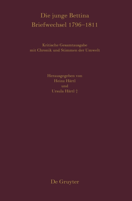 Die junge Bettina. Briefwechsel 1796–1811