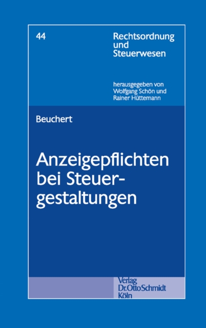 Anzeigepflichten bei Steuergestaltungen