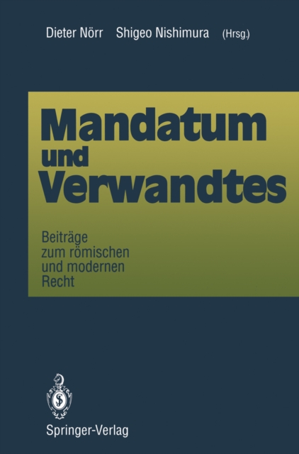 Mandatum und Verwandtes