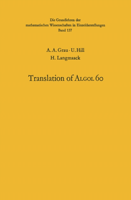 Handbook for Automatic Computation