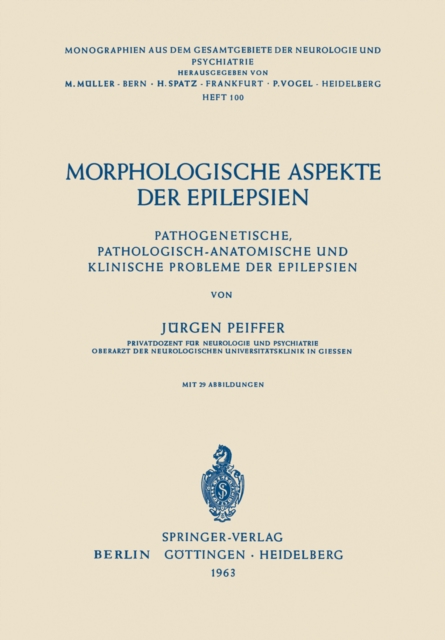 Morphologische Aspekte der Epilepsien