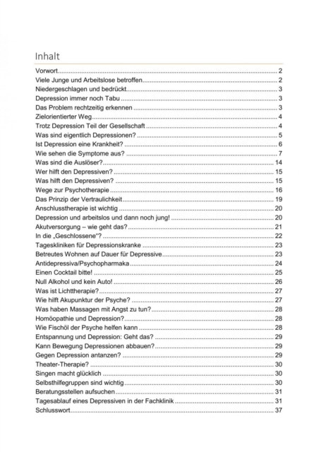 Depressionen behandeln. Niedergeschlagen und bedruckt. Das Problem rechtzeitig erkennen.
