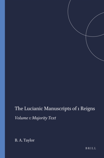 Lucianic Manuscripts of 1 Reigns