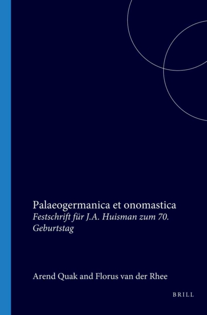 Palaeogermanica et onomastica