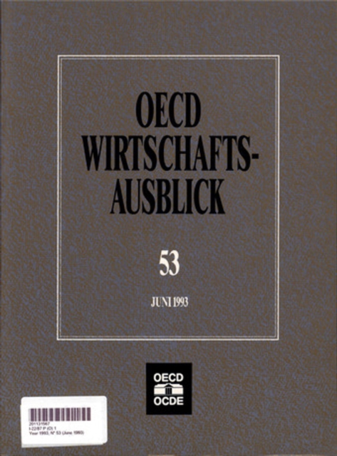 OECD Wirtschaftsausblick, Ausgabe 1993/1