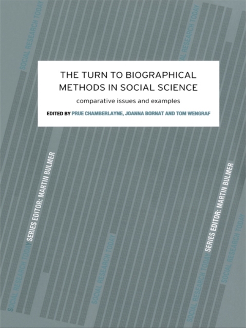 Turn to Biographical Methods in Social Science