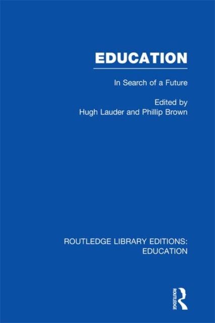 Education (RLE Edu L Sociology of Education)