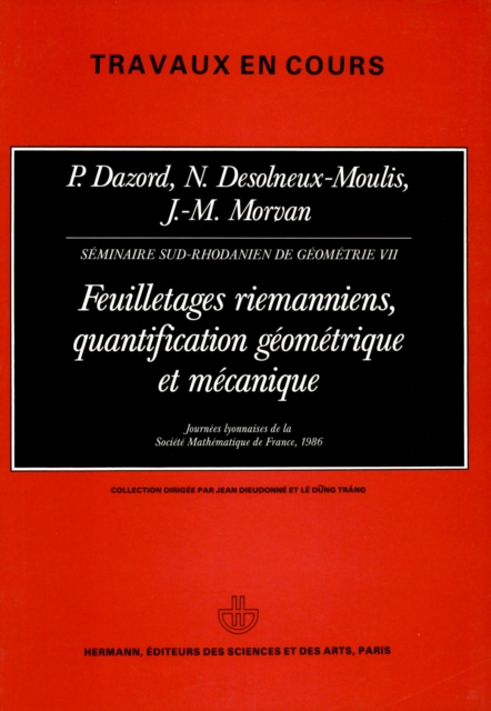 Feuilletages riemanniens, quantification géométrique et mécanique