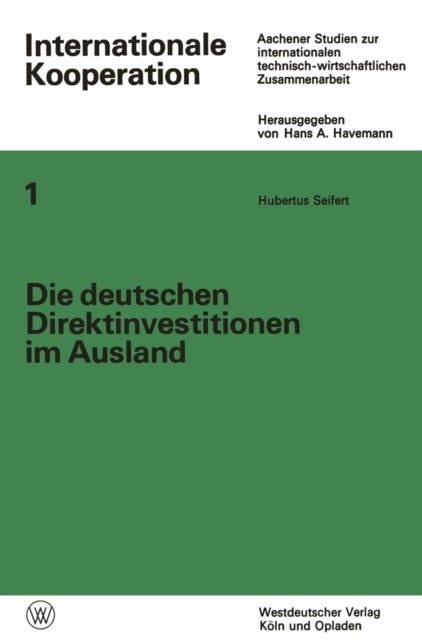 Die deutschen Direktinvestitionen im Ausland