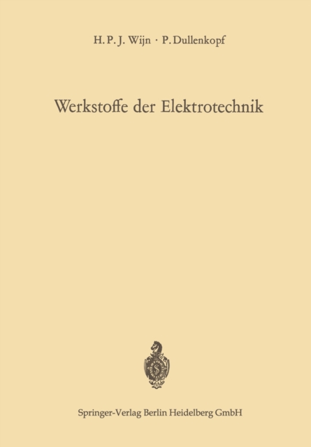 Werkstoffe der Elektrotechnik