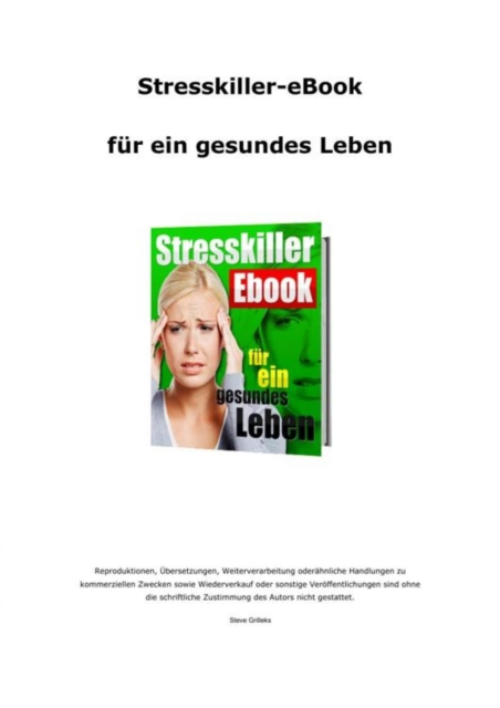 Stresskiller Ebook fur ein gesundes Leben