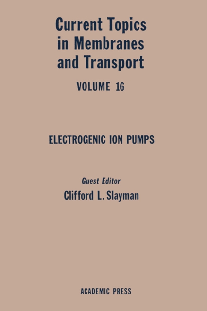 Current Topics in Membranes and Transport