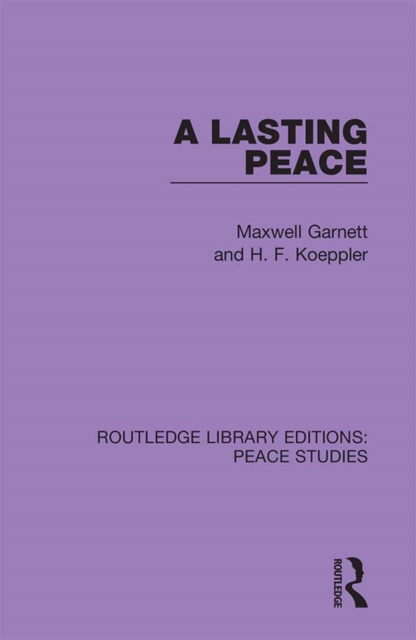 Lasting Peace