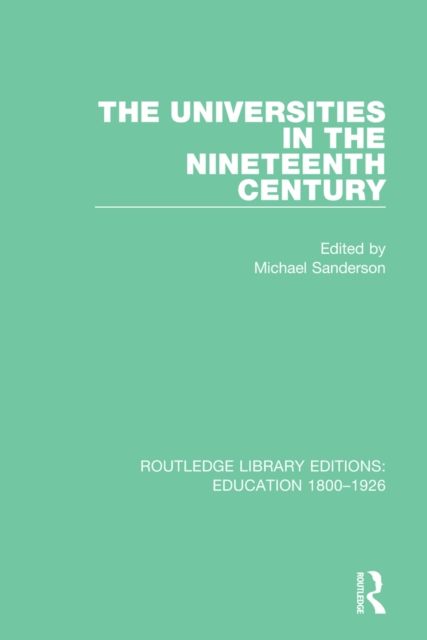 Universities in the Nineteenth Century