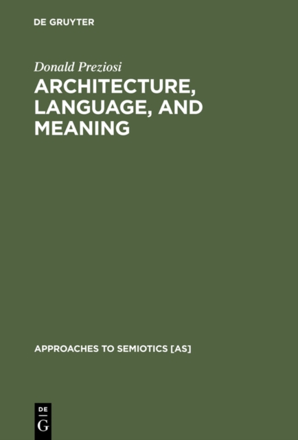 Architecture, Language, and Meaning