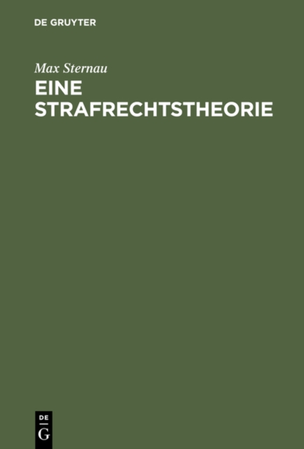 Eine Strafrechtstheorie