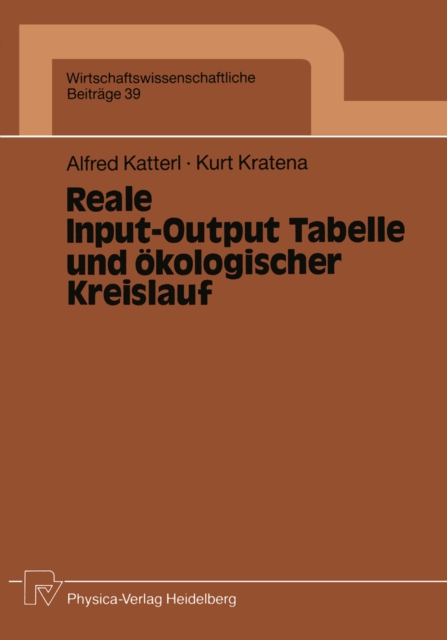 Reale Input-Output Tabelle und ökologischer Kreislauf