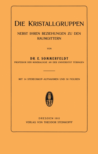 Die Kristallgruppen
