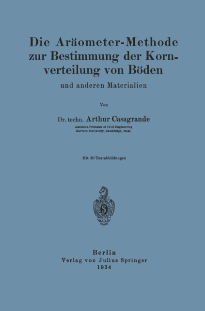 Die Aräometer-Methode zur Bestimmung der Kornverteilung von Böden und anderen Materialien