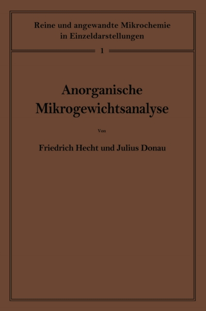 Anorganische Mikrogewichtsanalyse