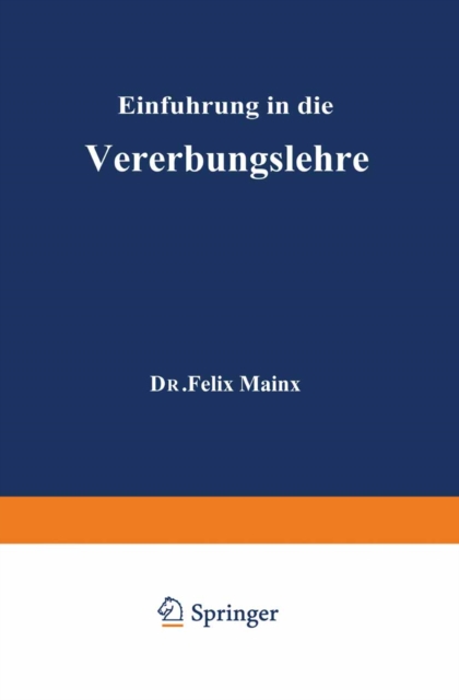 Einführung in die Vererbungslehre