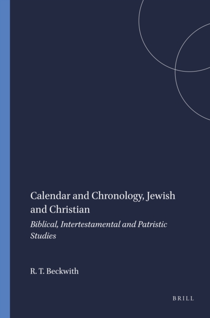 Calendar and Chronology, Jewish and Christian