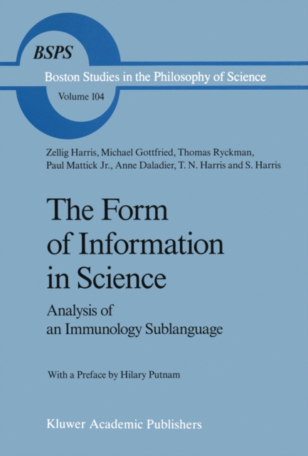 Form of Information in Science