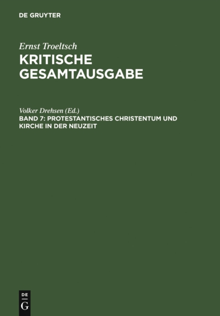 Protestantisches Christentum und Kirche in der Neuzeit
