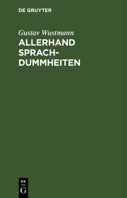 Allerhand Sprachdummheiten