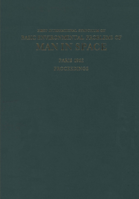 Basic Environmental Problems of Man in Space