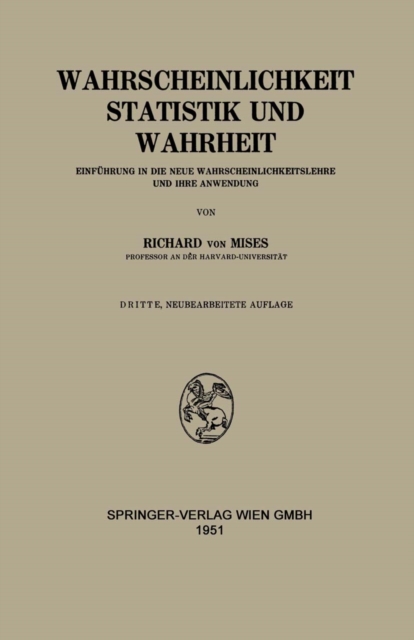 Wahrscheinlichkeit Statistik und Wahrheit
