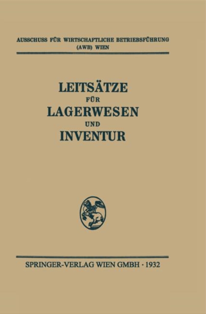 Leitsätze für Lagerwesen und Inventur
