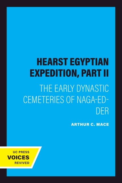 Hearst Egyptian Expedition, Part II