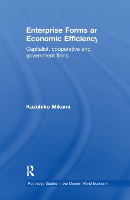 Enterprise Forms and Economic Efficiency