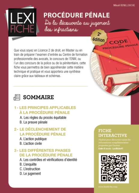 Procédure pénale - De la découverte au jugement des infractions (2ème édition)