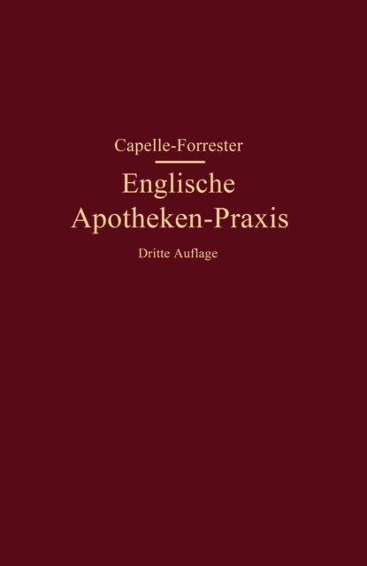 Englische Apotheken-Praxis