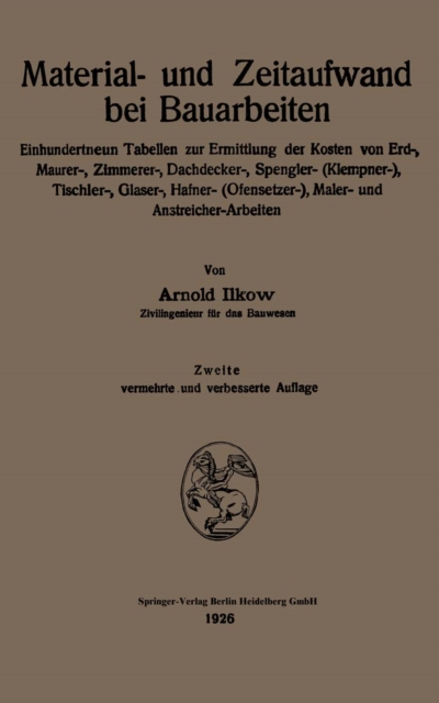 Material- und Zeitaufwand bei Bauarbeiten