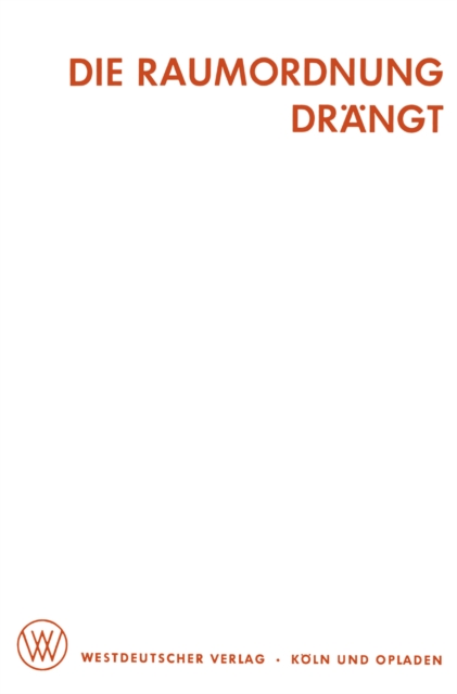 Die Raumordnung Drängt