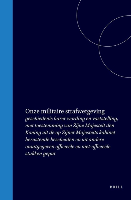 Onze militaire strafwetgeving